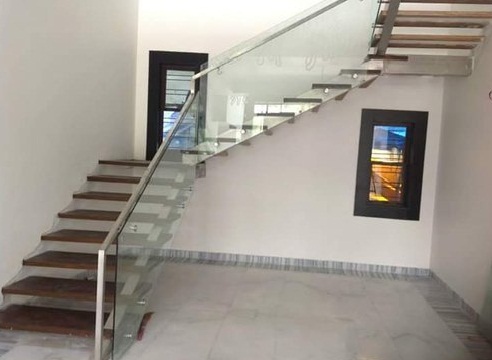 SS Glass Railing Fabrication Service